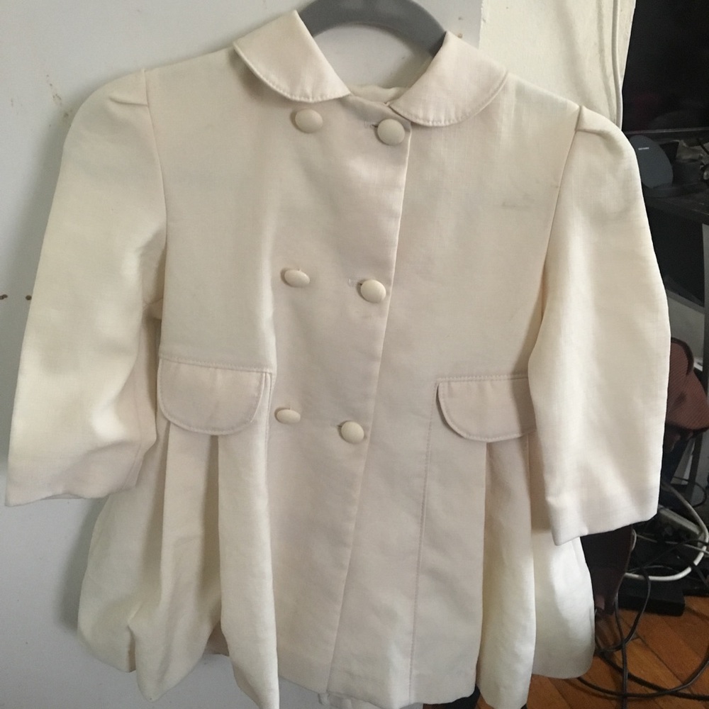 Girl Ivory Peacoat